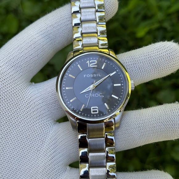 Fossil Silver Ciroc company Watch Mens - Picture 1 of 12